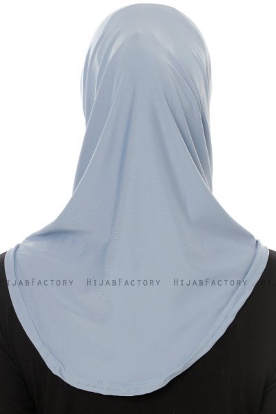 Micro Plain - Hellblau One-Piece Hijab