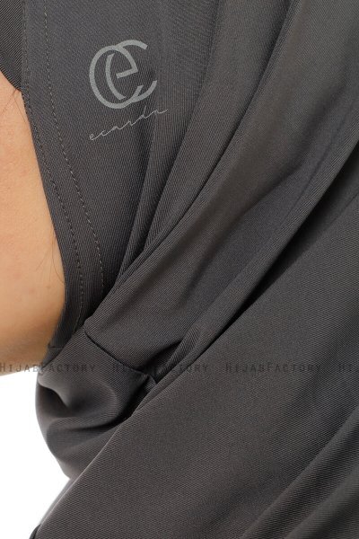 Micro Plain - Anthrazit One-Piece Hijab