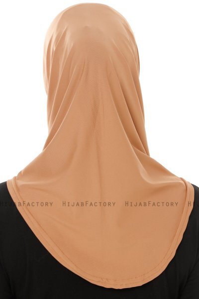 Micro Plain - Karamell One-Piece Hijab