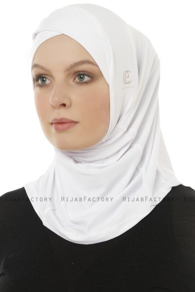 Micro Cross - Weiß One-Piece Hijab