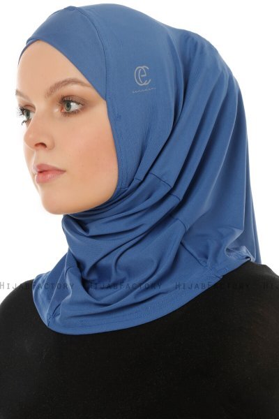 Micro Cross - Hellblau One-Piece Hijab