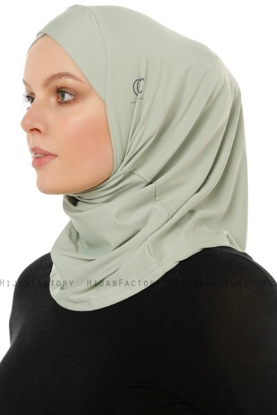 Micro Cross - Grün One-Piece Hijab
