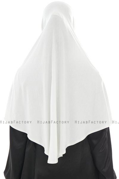 Ajda – Creme Hijab Mit Reißverschluss