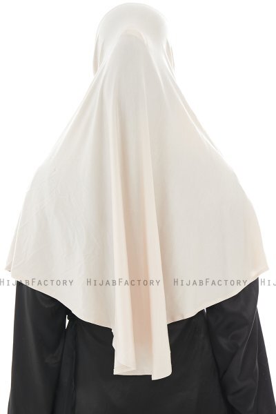 Ajda – Beige Hijab Mit Reißverschluss