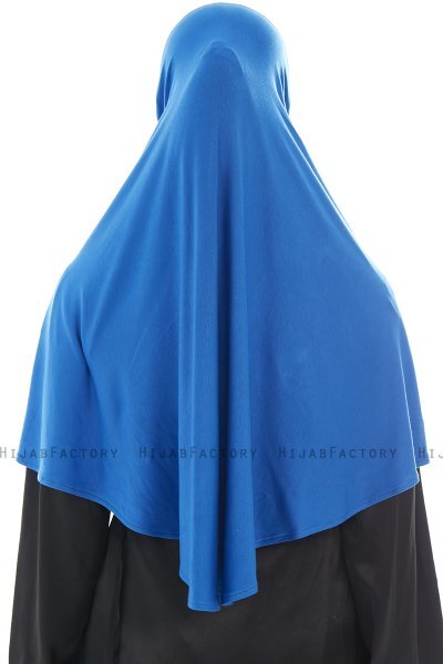 Ajda – Blau Hijab Mit Reißverschluss