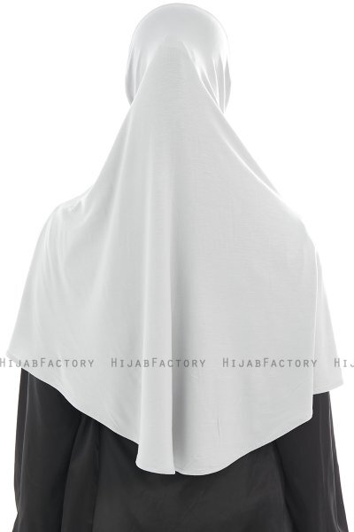 Ajda – Hellgrau Hijab Mit Reißverschluss