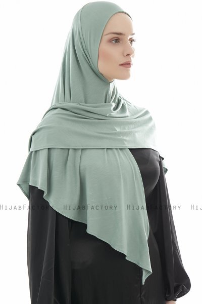 Ajda – Grün Hijab Mit Reißverschluss