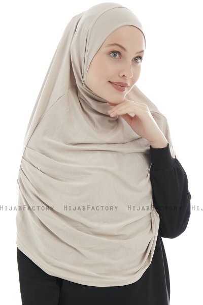 Roxelana - Helltaupe Lang Al Amira Hijab