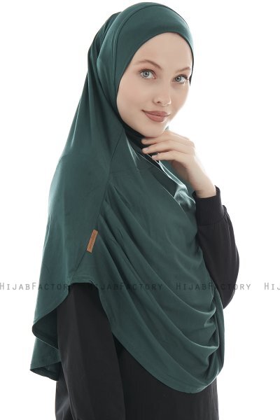 Roxelana - Dunkelgrün Lang Al Amira Hijab