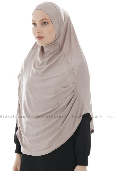 Roxelana - Steingrau Lang Al Amira Hijab