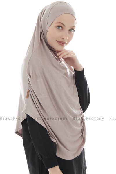 Roxelana - Steingrau Lang Al Amira Hijab