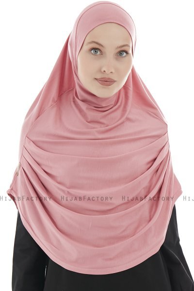 Roxelana - Dunkelrosa Lang Al Amira Hijab
