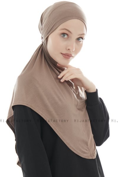 Sefa - Dunkeltaupe One-Piece Al Amira Hijab
