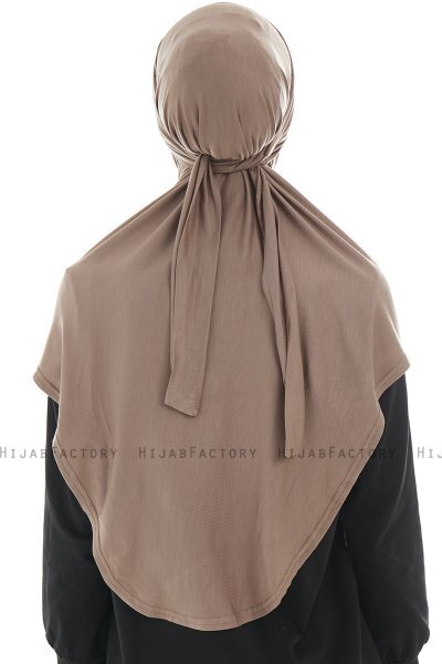 Sefa - Dunkeltaupe One-Piece Al Amira Hijab