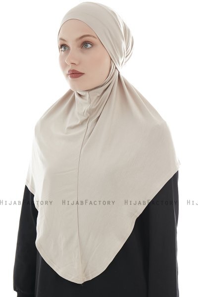 Sefa - Helltaupe One-Piece Al Amira Hijab