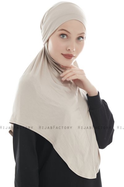 Sefa - Helltaupe One-Piece Al Amira Hijab