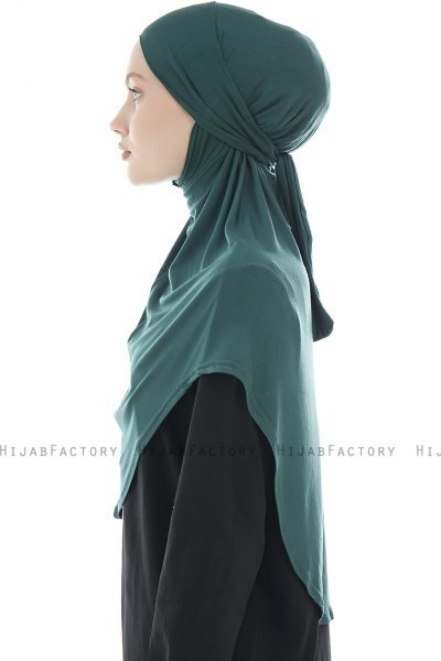 Sefa - Dunkelgrün One-Piece Al Amira Hijab