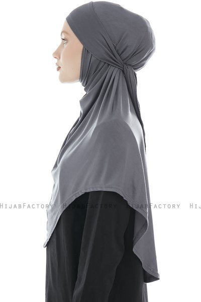 Sefa - Dunkelgrau One-Piece Al Amira Hijab