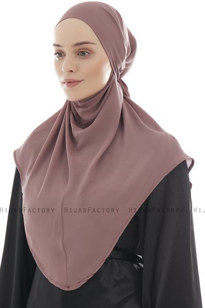 Ebrar - Pflaume Crepe Chiffon Al Amira Hijab
