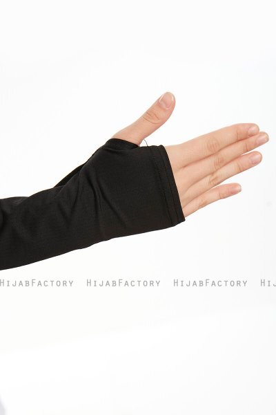 Bayda - Schwarz Pro Sport Hijab Set