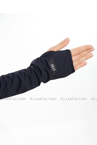 Bayda - Navy Blau Pro Sport Hijab Set
