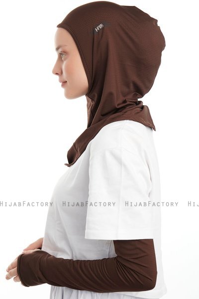 Bayda - Braun Pro Sport Hijab Set