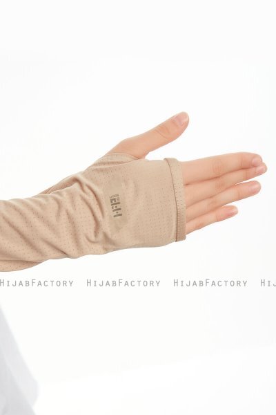 Bayda - Helltaupe Pro Sport Hijab Set