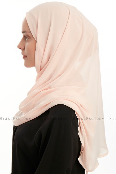 Eylem - Aprikose One Piece Chiffon Hijab