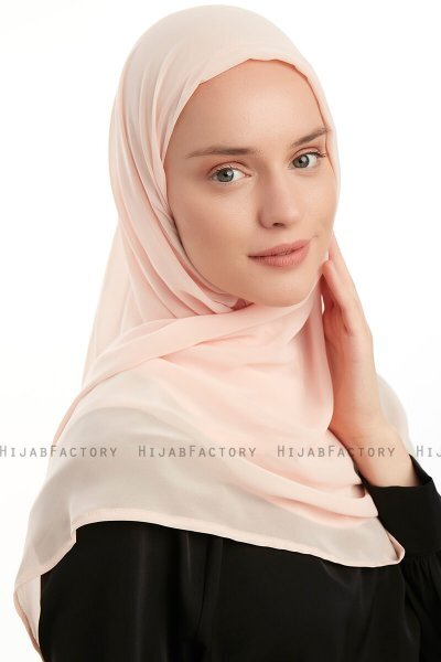 Eylem - Aprikose One Piece Chiffon Hijab