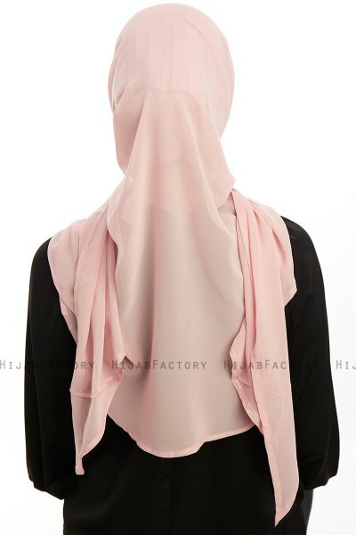 Sahar - Altrosa One Piece Chiffon Hijab
