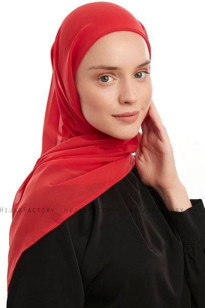 Sahar - Himbeere One Piece Chiffon Hijab