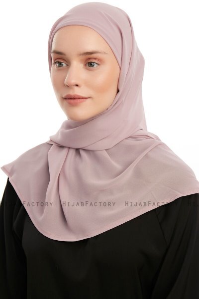 Sahar - Lila One Piece Chiffon Hijab