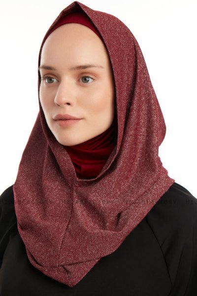 Taliah - Bordeaux One Piece Hijab