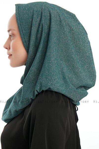 Taliah - Dunkelgrün One Piece Hijab
