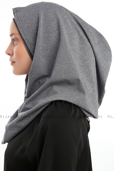 Taliah - Dunkelgrau One Piece Hijab