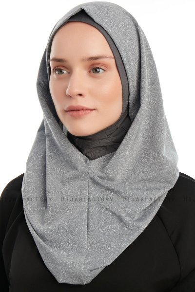 Taliah - Hellgrau One Piece Hijab