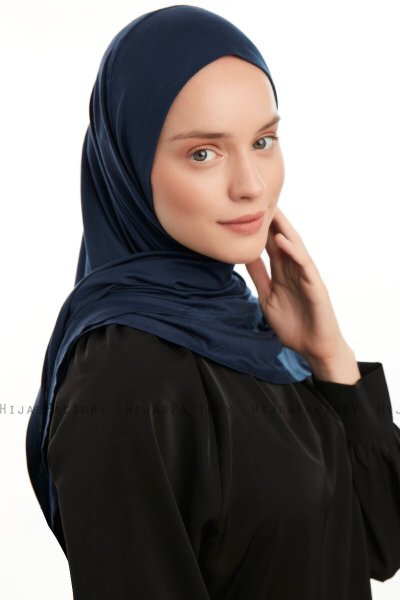 Vesile - Navy Blau One-Piece Hijab
