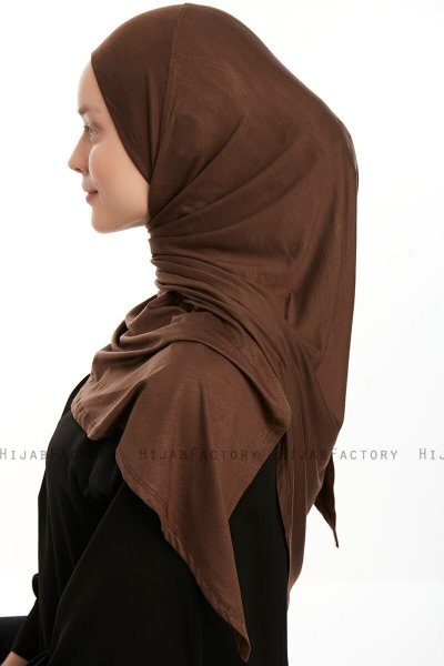 Vesile - Braun One-Piece Hijab