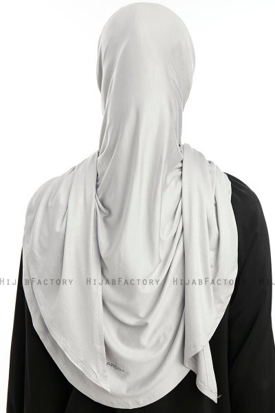 Vesile - Hellgrau One-Piece Hijab