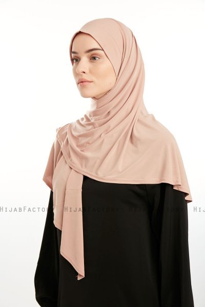 Nermin - Lachsfarbe Sandy Scarfs Hijab