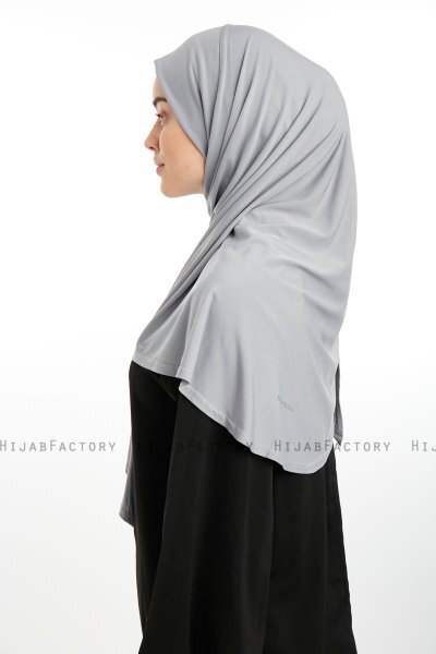 Nermin - Hellgrau Sandy Scarfs Hijab