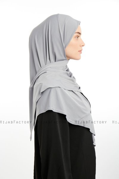 Nermin - Hellgrau Sandy Scarfs Hijab