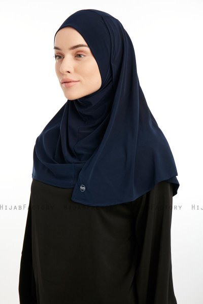 Ilay - Navy Blau Sandy Turban Hijab