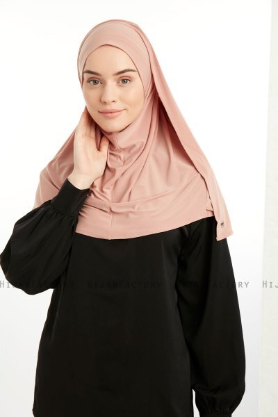 Ilay - Lachsfarbe Sandy Turban Hijab