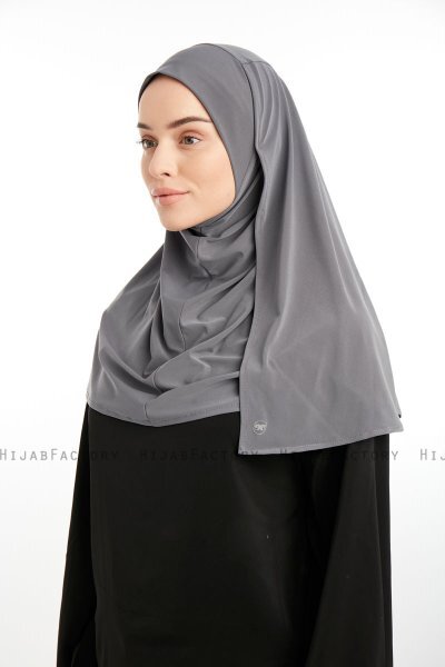 Ilay - Dunkelgrau Sandy Turban Hijab