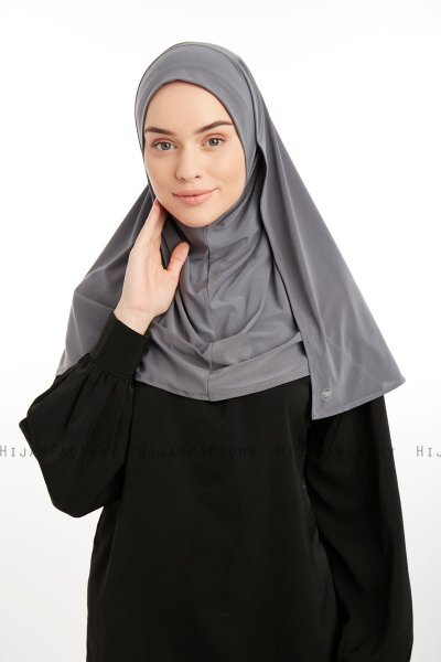Ilay - Dunkelgrau Sandy Turban Hijab
