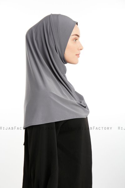 Ilay - Dunkelgrau Sandy Turban Hijab