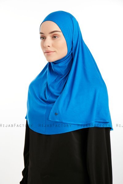 Feriha - Blau Viskose Turban Hijab