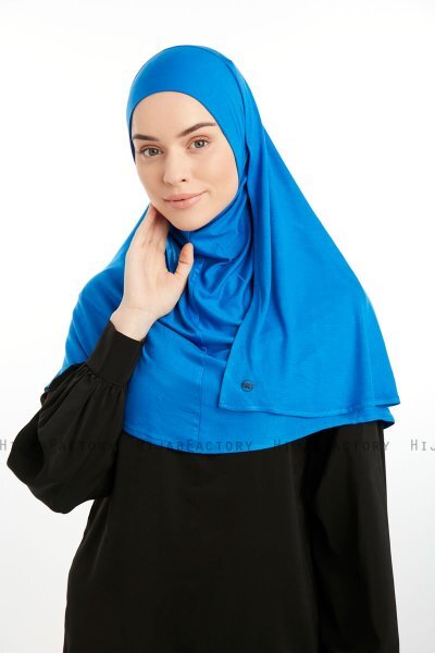 Feriha - Blau Viskose Turban Hijab