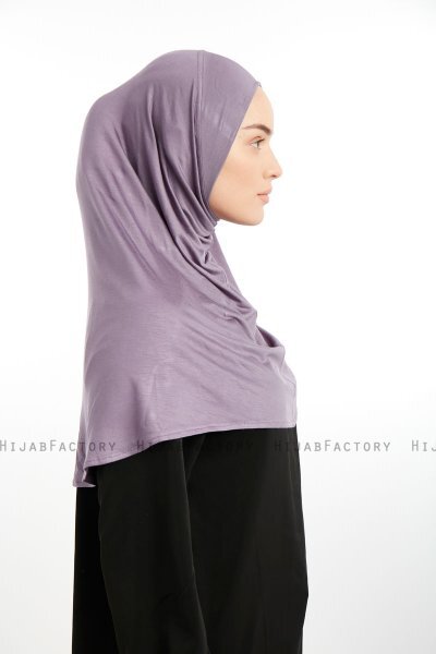 Feriha - Dunkelviolett Viskose Turban Hijab